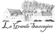 logo La Grande Sauvagère, esquisse ancienne du manoir